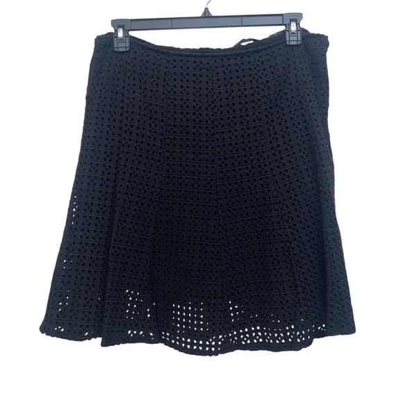 Investments Black **A-Line** Knee **Length Skirt** - Picture 2 of 12